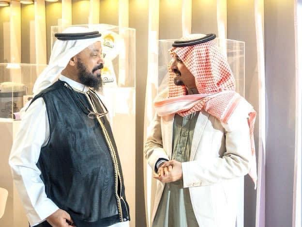 الشريف سهيل يستقبل الشيخ عبدالقادر الجبرتي