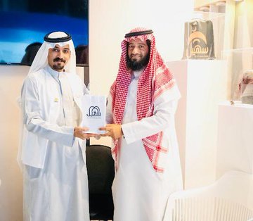 الشريف سهيل يستقبل سعادة الشيخ صقران الزهراني 