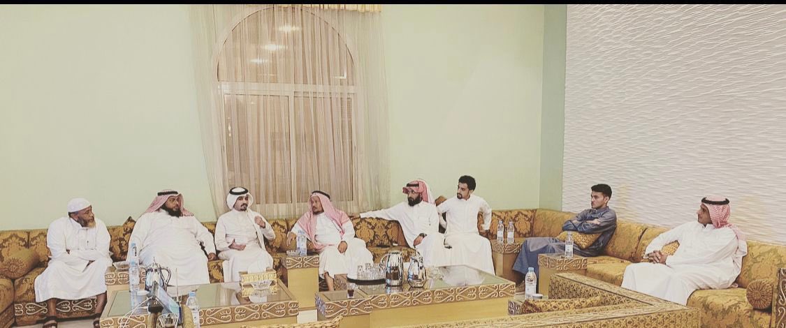 جانب من ضيافة الشريف سهيل وجماعته وبحضور الشيخ الشريف سامي الراجحي 
