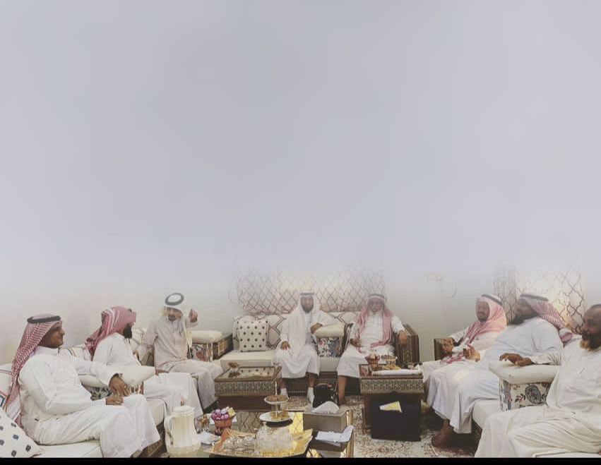 انعقاد مجلس الشريف سهيل وجماعته  لضيافة وفد الأكرمين من الأشراف آل سهيل 